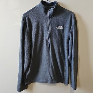 The North Face Men’s Small Half-Zip Fleece Pullover in Charcoal